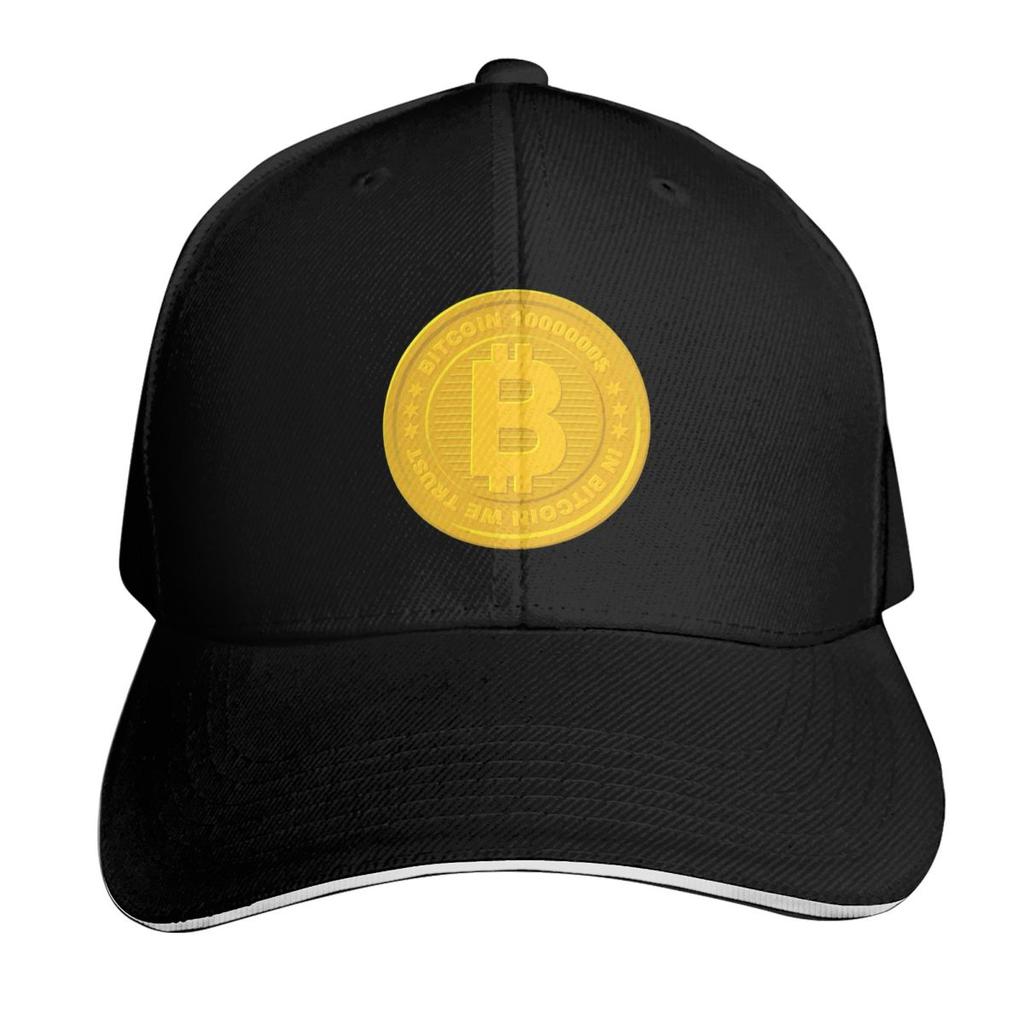Bitcoin Cryptocurrency Coins Art Cap Fashion Casual Baseball Caps Adjustable Hat Hip Hop Summer Unisex Baseball Hats