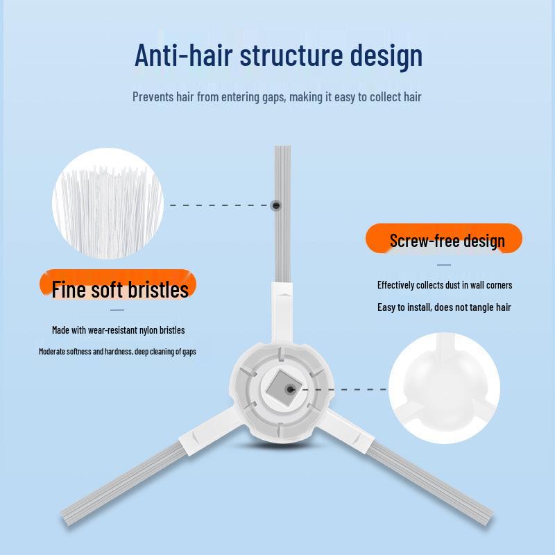 Mijia M30S Sweeping Robot Accessories: Main Brush, Mop Solution, Side Brush, Roller Brush, Filter, Dust Bag, Mop Consumables