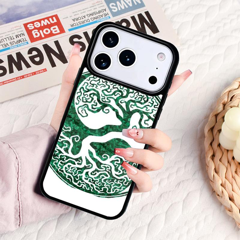 Lebensbaum Yin Yang Handyhülle Für IPhone 17 16e 15 14 13 12 11 Pro Max Air Mini Weiche Schutzhülle