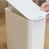 Functional Waste Bin with Lid Desktop Container Storage Home Garbage Container