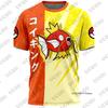 Nuova T-shirt Estiva Pokémon Gengar Stampa Cartone Animato Unisex Manica Corta Cosplay Tee Casual Oversize Top per Bambini/Adulti