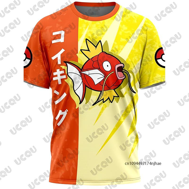Nuova T-shirt Estiva Pokémon Gengar Stampa Cartone Animato Unisex Manica Corta Cosplay Tee Casual Oversize Top per Bambini/Adulti