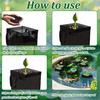 Mesh Pond Plant Basket Aquatic Plant Grow Bag Reusable Large Planter Pots with Handles for Growing Water Lilies Lotus Aquatic Plants