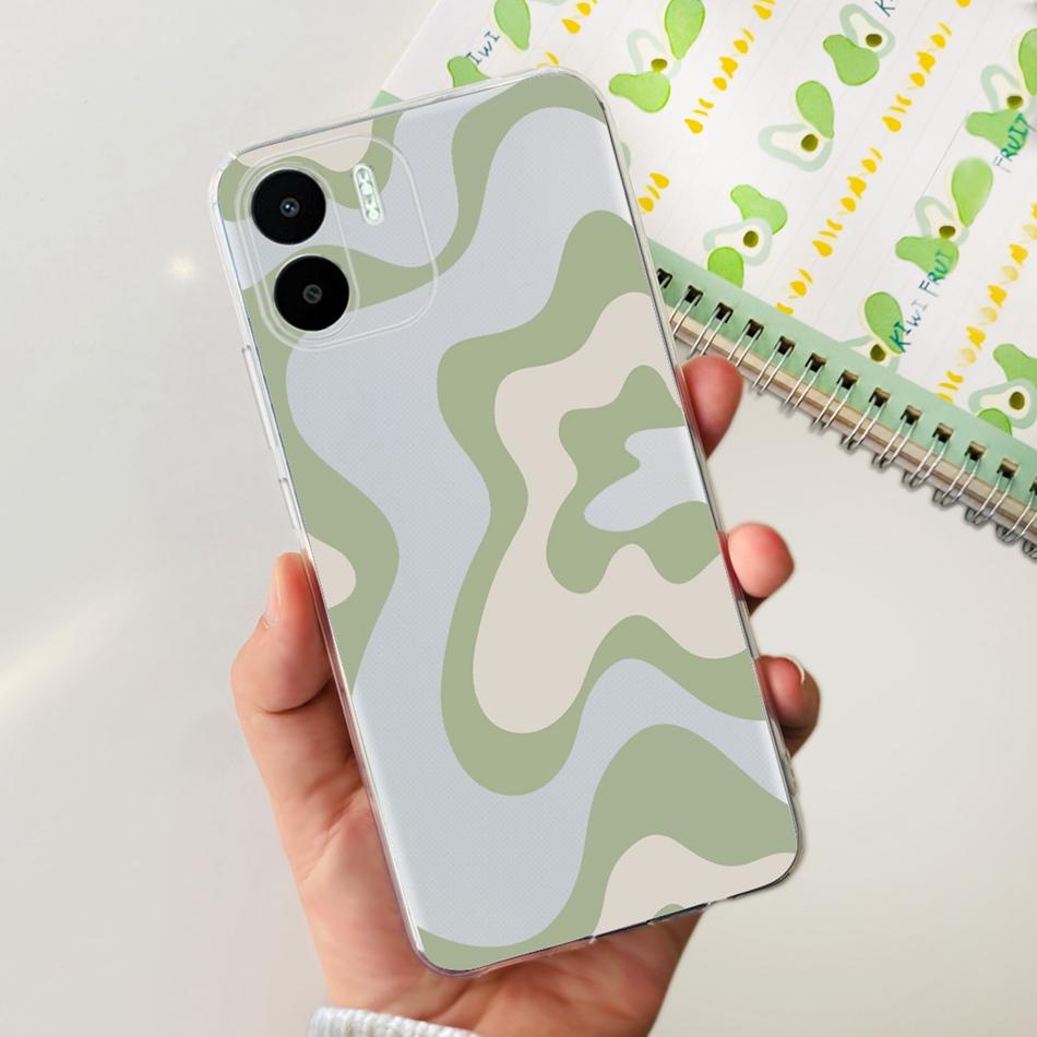 For Xiaomi Redmi A1 A1+ 2022 Cute Painted Phone Case For Redmi A1 Plus RedmiA1 A 1 A1+ Soft Silicone TPU Cases