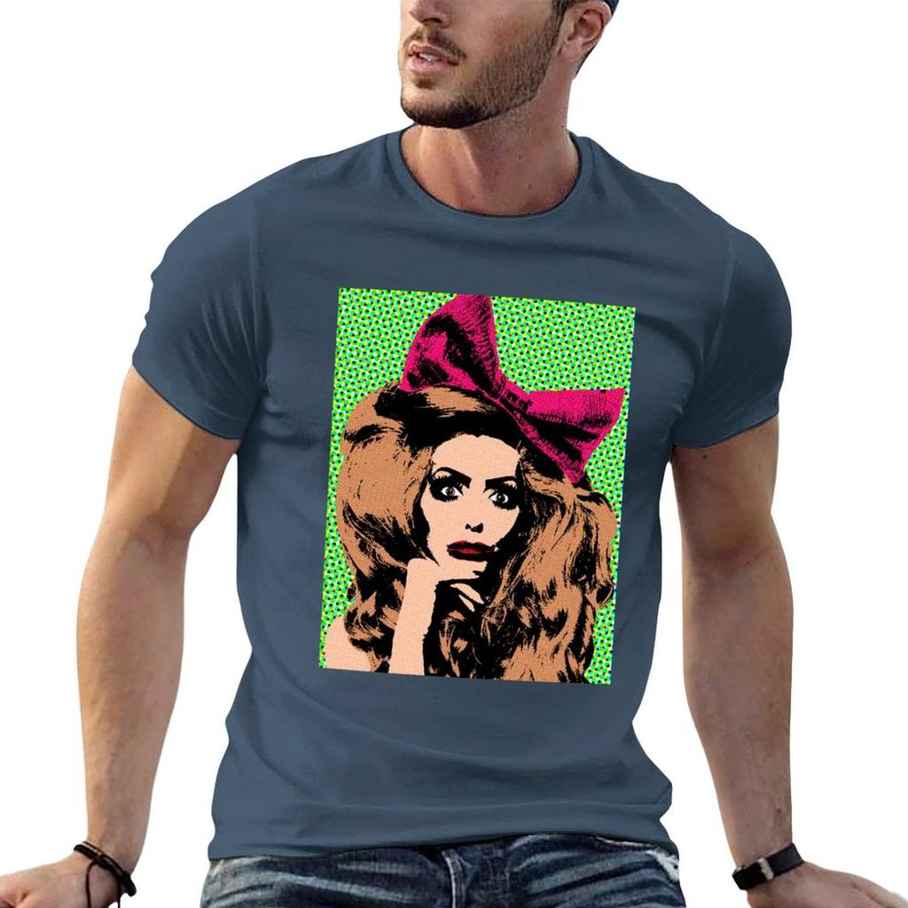 Alyssa Edwards style pop art TShirt Outdoor Work Short Sleeve Top
