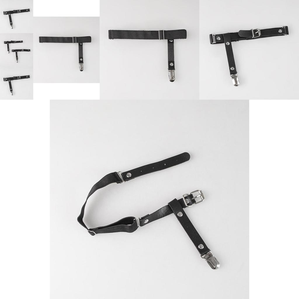 Punk Girl Suspender Belt Pvc Adjustable Elastic Fashion Accessory For Adult Women