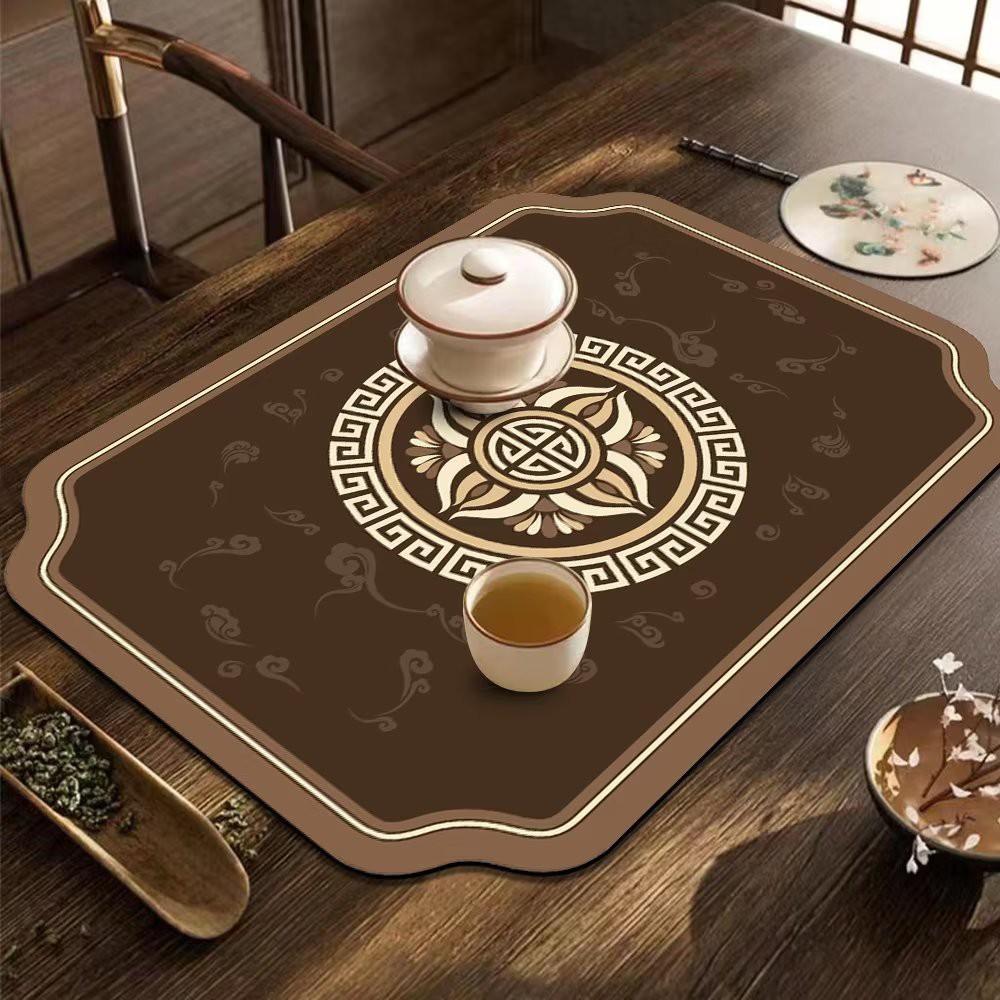 

Жаростойкий нескользящий быстросохнущий дренажный коврик Коврик для сушки посуды Коврик для сушки посуды из диатомовой грязи Подушечка для посуды Абсорбирующий коврик 30*40cm