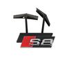 Audi ABS Plastic Car Front Grille Badge Emblem For Audi S3 S4 S5 S6 S7 S8 Exterior Modification Accessories Decoration Badge