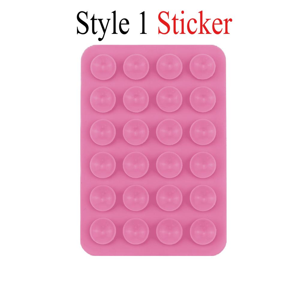 Sticker/Double-sided Suction Cup Adhesive Silicone Suction Pad Bracket Multifunction Rubber Sucker Pad Durable Mobile Phone