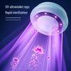 Portable UV Wardrobe and Bathroom Sterilizer with Rechargeable Induction Light for Deodorization and Odor Removal