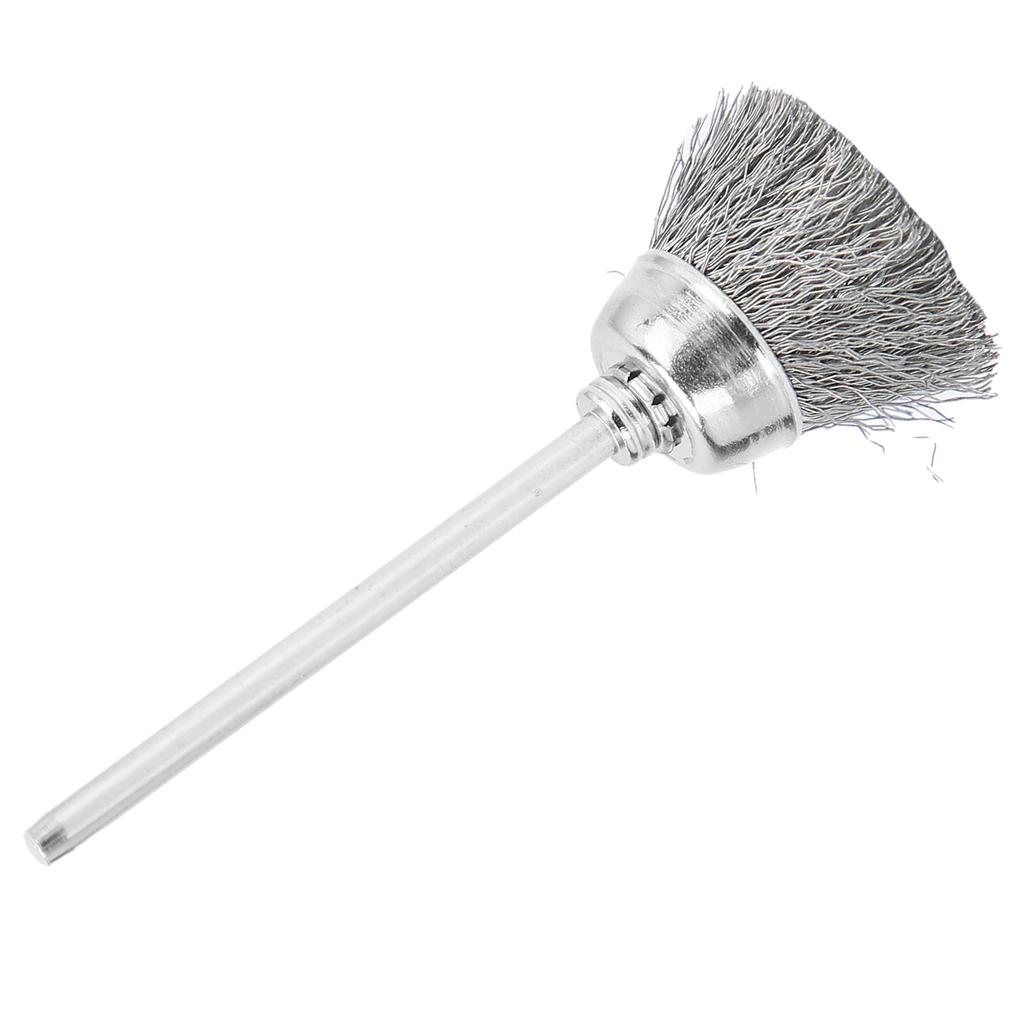 Brass Wire Nail Drill Bit Cleaning Brush Nail Polishing Head Cleaner Manicure Tool Accessory