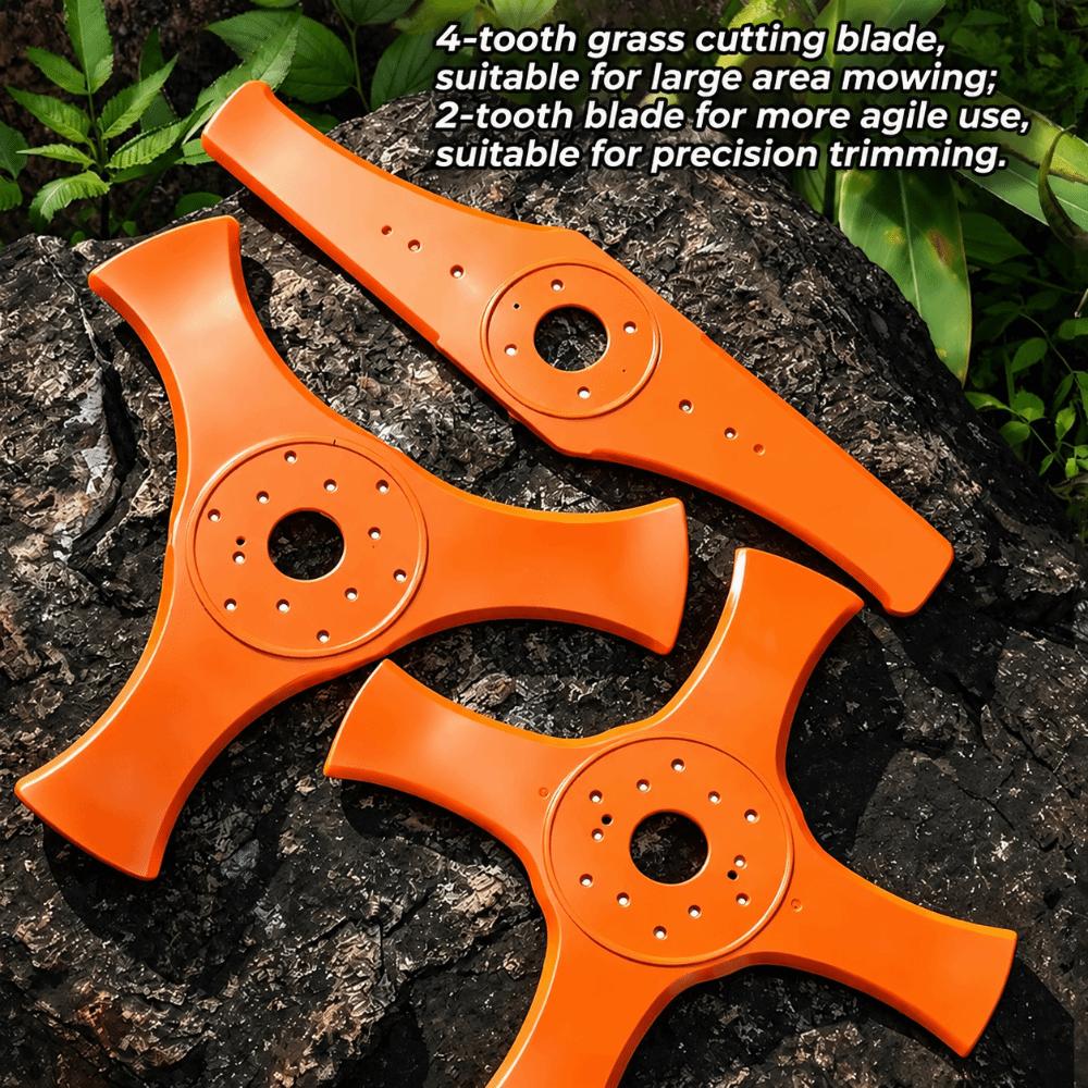 3 Teeth Design Nylon Trimmer Blade 4 Teeth Design Grass Trimmer Blade Lawn Maintenance