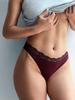 Women's Modal Cotton Blend Thongs, Soft Seamless Lace Tanga Underwear, Comfortable for Yoga Sports Daily Wear