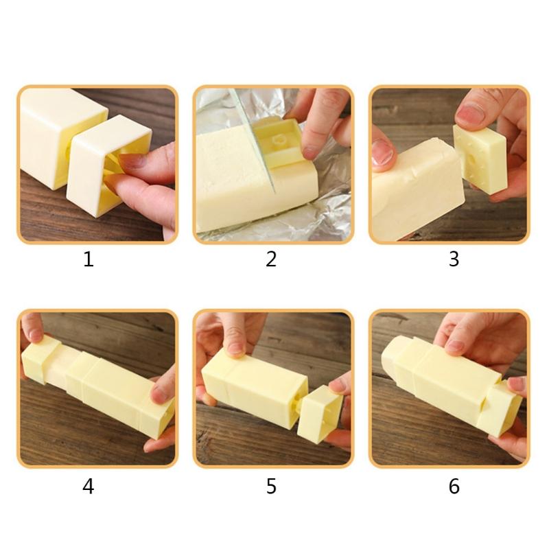 PP Butter Stick Holder Durable Anti Deform Handy Butter Spreader Kitchen Bakery Baking Tools Home Dormitory Supplies