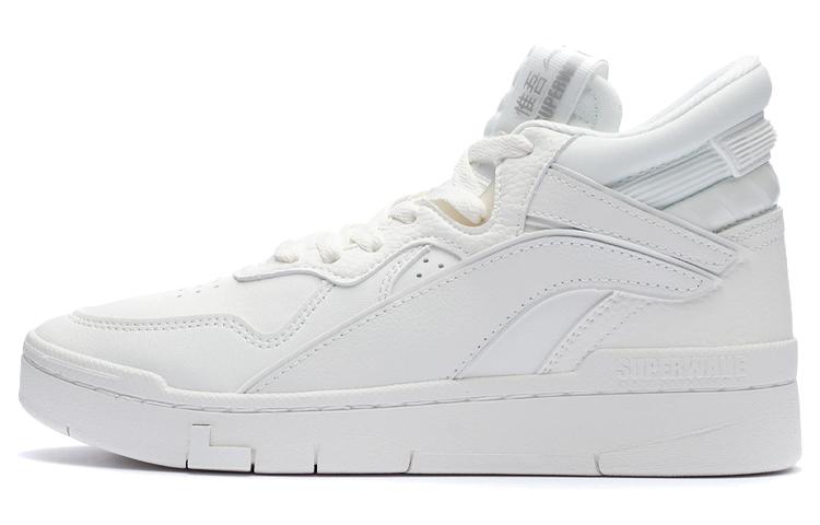 Li Ning Wave Superwave Средние кеды для скейтбординга Женские Snow AGCR234-1 38