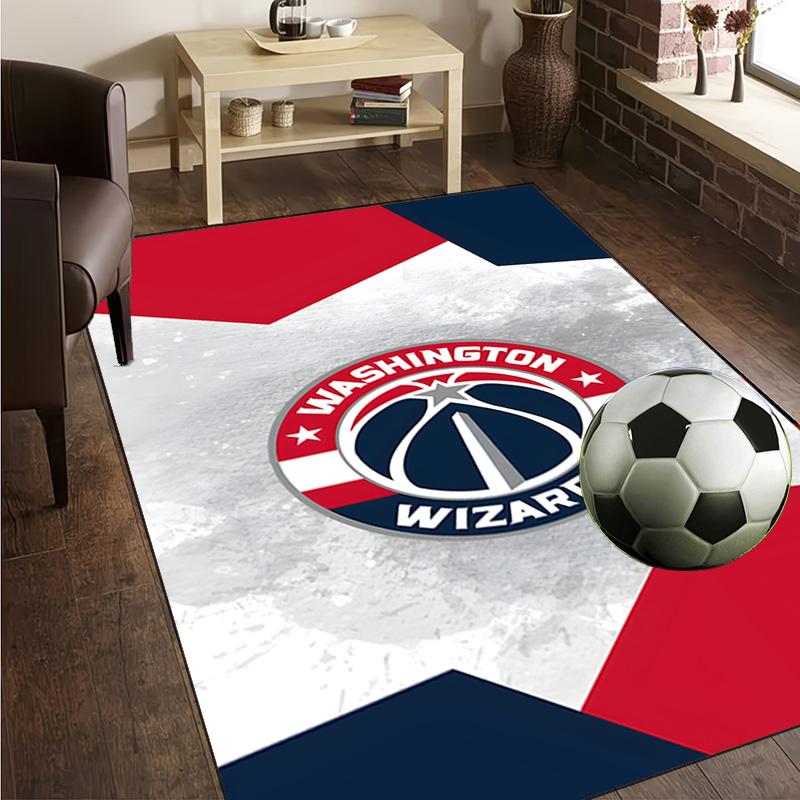Washington basketball Stars Rug Office Carpet Non-Slip Mat, Chair Rug Floor Covering for Gaming, Bedroom, Living Room , Home Decor Christmas Gift