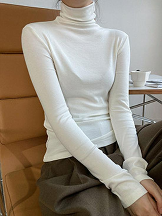 LUXI 2025 Autumn Women’s Long Sleeve V-Neck Fashion Top