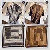 European and American silk scarves retro-printed paisley pattern 71 square scarf bag head versatile scarf