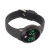 Digital Waterproof Watch Multifunctional Stylish Color Touch Screen Countdown Timer 12 24 Hours Sports Watch Black