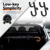 2PCS Double Car Umbrella Hook,No Drilling Car Umbrella Holder Stable Placement of Umbrellas for Trunks,Non-Wobbly Umbrellas Holder for Cars Interior