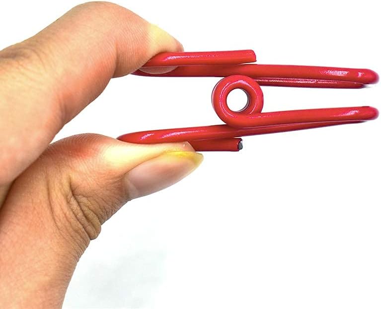 Chip Clips Utility PVC-Coated Steel Clip for Food Package Chips Bag Clothes Paper Pack of 16 2 Inch