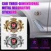 3D Metal Car Emblem Decoration Stickers Body Trunk Window Badge Decal For Accord Mugen Jazz Odyssey Civic CRV Accessories
