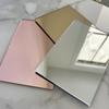 Gold/Silver Mirror Acrylic Plexiglass Sheets Plexi Glass for Signs,DIY Display Projects,Crafts,Wedding Sign,Photography Board