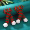 Women's Christmas Ear Studs Fall and Winter Hat Scarf Pendant Festival Earrings Gift for Wife Mother Daughter Friends