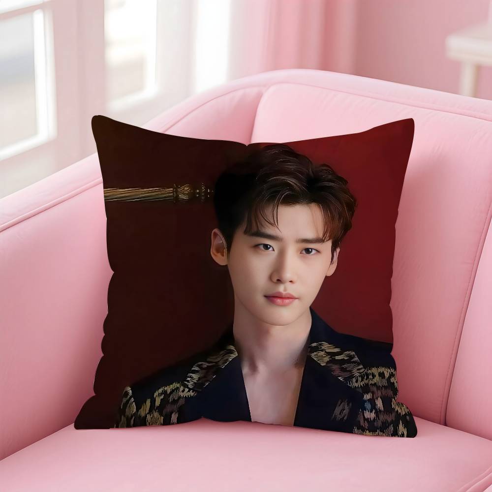 Actor L-Lee Jong S-Suk Pillow Case Pattern Printed Pillowcase For Living Room Sofa Cushion Cover & Bedroom Decor