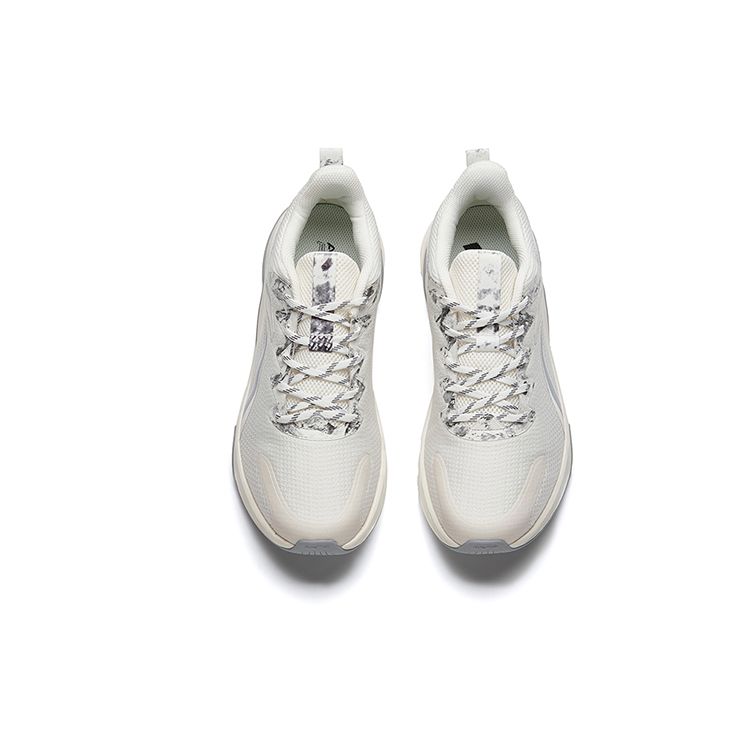 Anta Легкие амортизирующие низкие кроссовки для бега мужские кроссовки серебристо-серые — фото 3