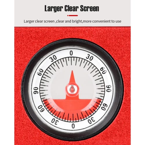 Mcbridenty High Precision Level, Aluminum Alloy Mini Angle Inclinometer, Bricklayer's Angle Inclinometer, Inclinometer