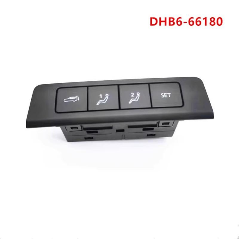 Car Interior Trunk Switch Button Replacement For Mazda 3 For CX-30 - DHB6-66180 Rear Tailgate Switch Button Black