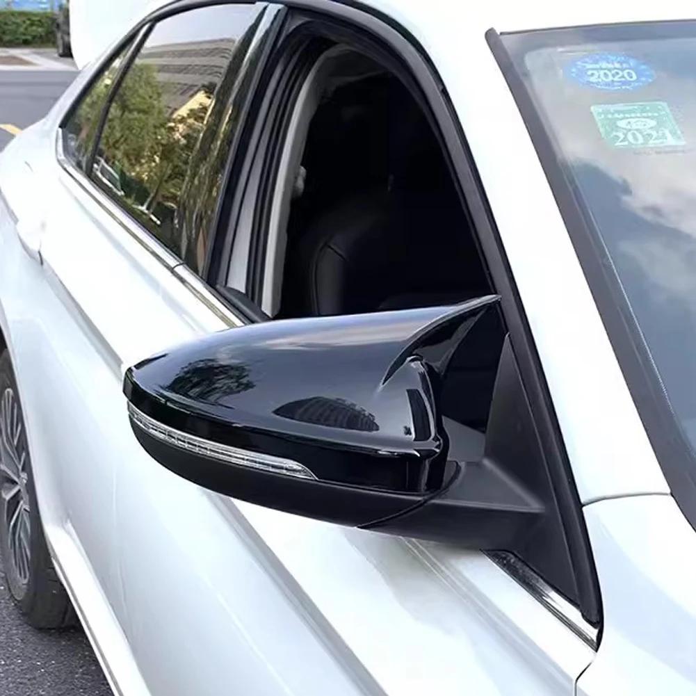 2 st Bilspegelkåpor Sidor Backspegelkåpa För VW Volkswagen Golf 6 MK6 GTI GTD 2009-2013 ABS Biltillbehör