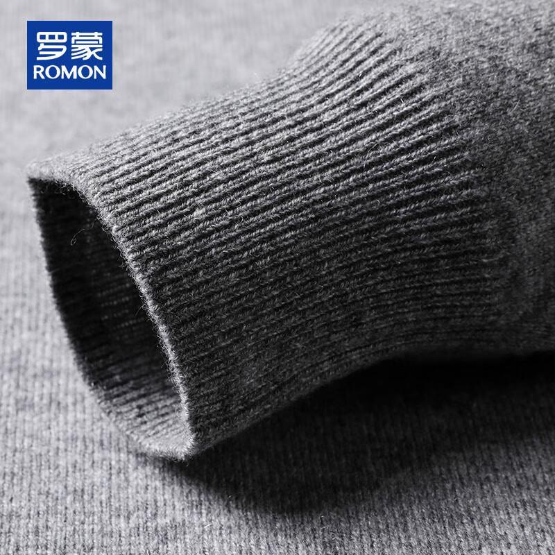 ROMON Men's Pure Cashmere Half-Turtleneck Sweater