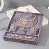 Velvet Jewelry Tray with Partitioned Texture Jewelry Set Display Stand  Necklaces