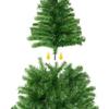 Artificial Christmas Tree - Solagua - 210 Cm - Glitter Green - Metal Stand Included