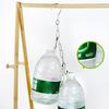 Metal Hooks Clothes Drying Rack Iron Chain Foldable Clothes Hangers Space Saving Multi-port Hangers Hooks Closet Organization