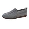 Fashion Autumn New Single Shoes Women's Fashion Round Head Deep Mouth Mesh Fabric Hollow Breathable Soft Sole Non-slip Flat Shoes