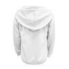 Women's Solid Color Zipper Hooded Cardigan Long Sleeved Sweatshirt Jacket