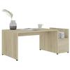 Table basse - vidaXL - Chêne sonoma - 90x45x35 cm - Aggloméré - Design contemporain