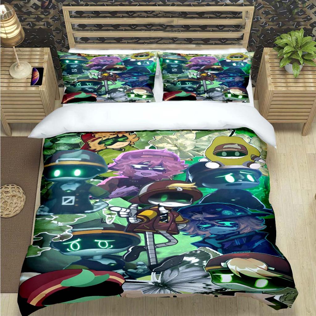 Comforter Fashion Cartoon Murder Drone Print Bedding Set Comforter Bed Youth Kids Girl Boys Luxury Birthday Gift