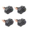 2Pcs 3 Pin LED Lighted On Off Switch Toggle Switch 12V 30A Oval Rocker Switch For Automative Car RV Marine Boat