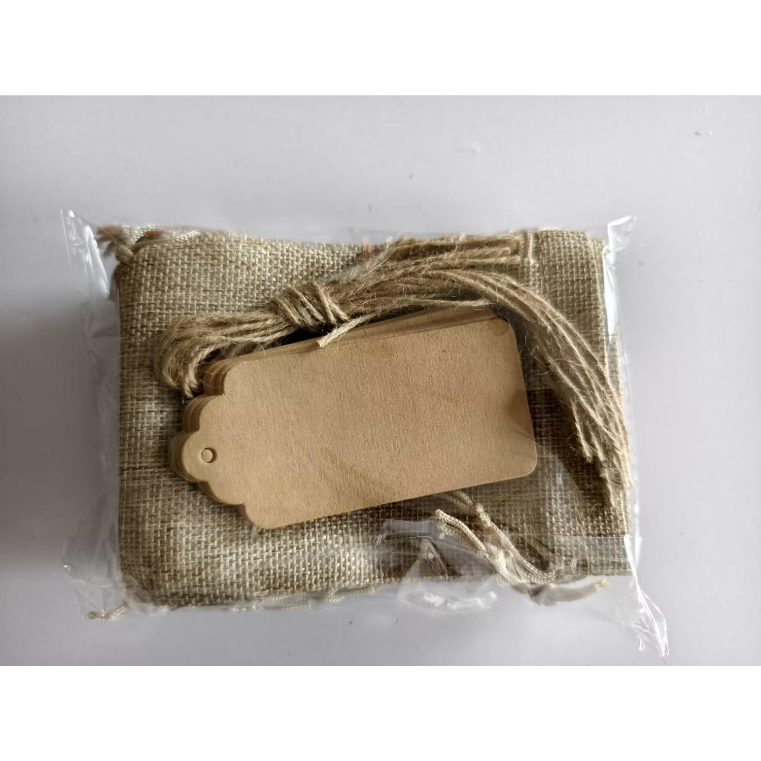 

Linen drawstring, small cloth bag for tying mouth, Loong Boat Festival packaging, linen bag, small linen jewelry bag for cultural toys [10*14] 10-piece set; linen bag