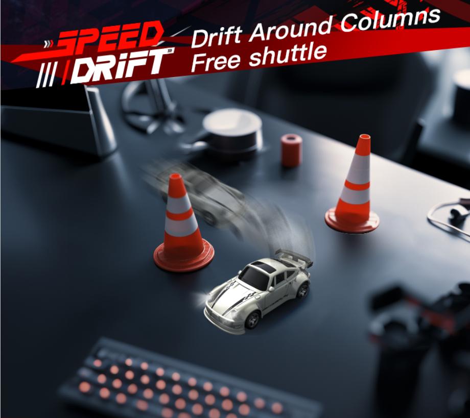 Kf20 1:64 Rc Drift Car Four-Wheel Remote Control Cars Competition Racing Car Full Proportions Desktop Car Model Toys Boys Gifts