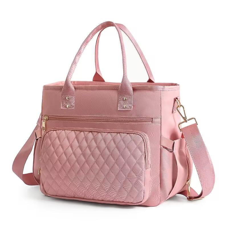 Large Capacity Travel Picnic Handheld Storage Bag Waterproof Leaky Proof Wear Resistant Crossbody Multi Functional Mommy Bag