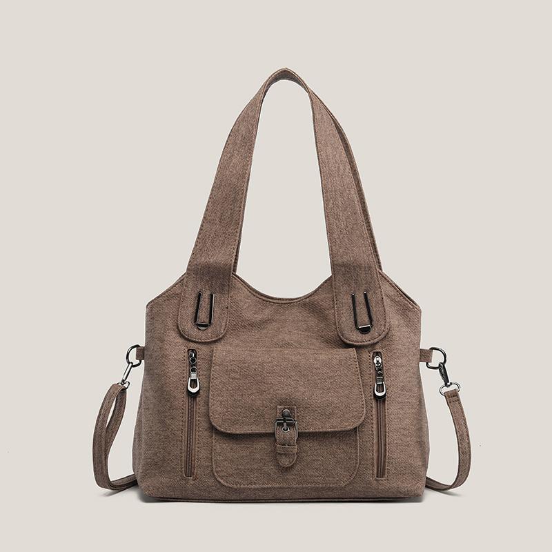 

Women s Bag Crossbody Bag Underarm Tote Large Capacity Women s Bag Waterproof Handbag Shoulder Bag Commuting Sturdy Three-Dimensional коричневий