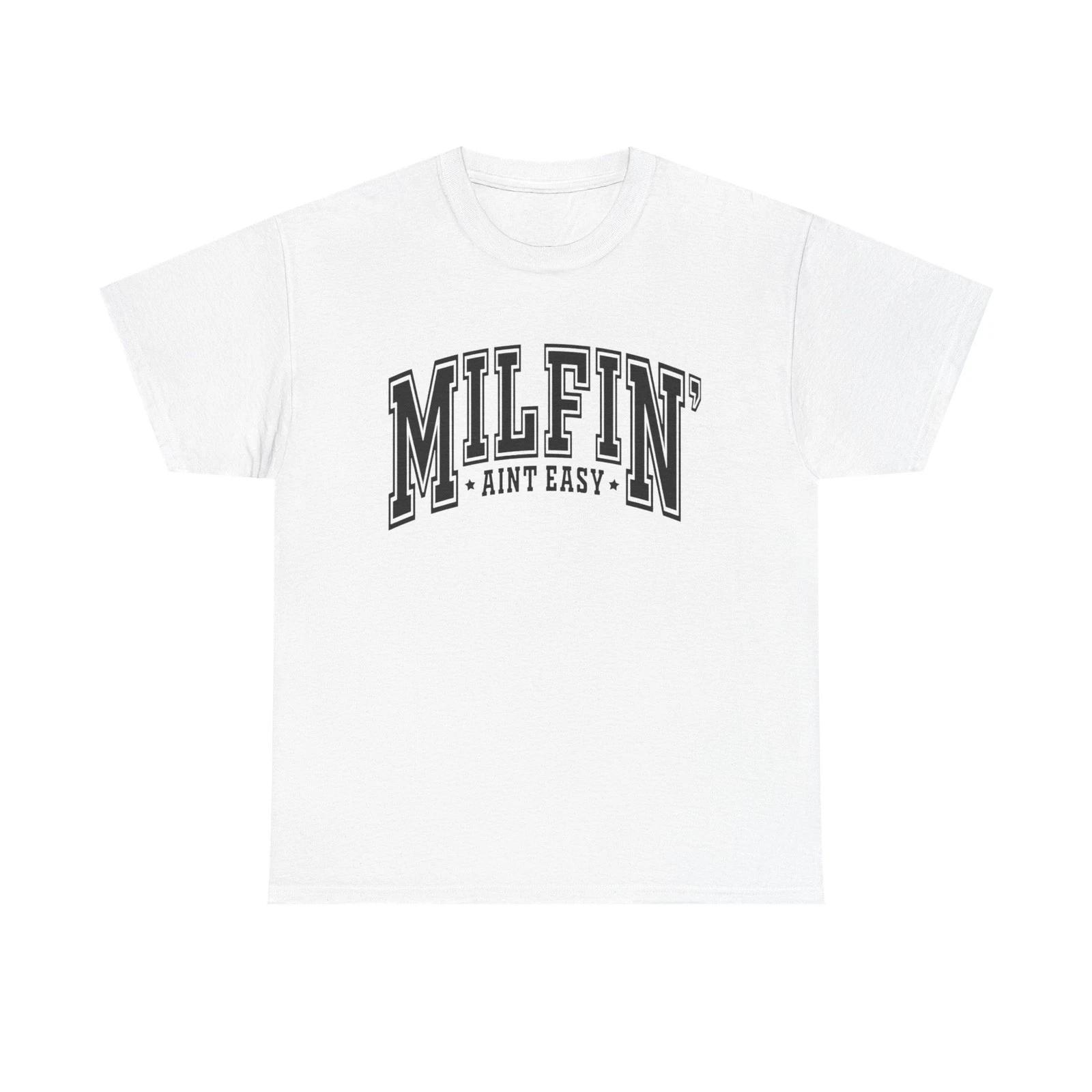 Milf Funny Jokes Graphic T Shirt NEW ADULT Unisex Heavy Cotton Tee L