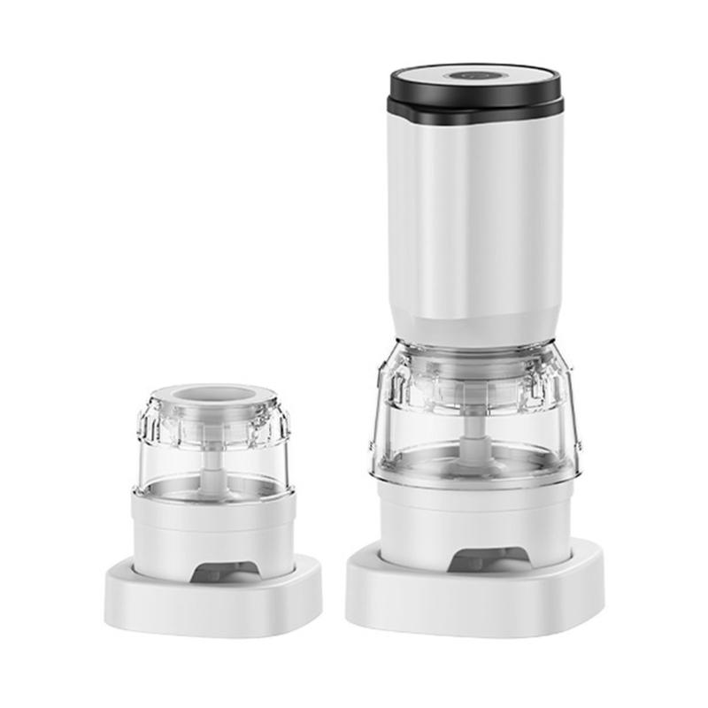 Cordless Rechargeable Ceramics Spices Grinder Ergonomic Designs Easy Cleaning Detachable Parts For Cooking Baking Tool белый
