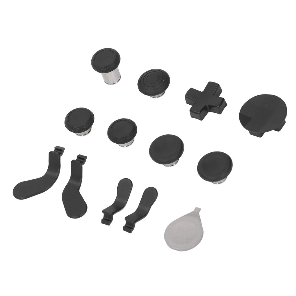 Game Controller Thumbsticks Component Pack Black with Carry Case Charging Dock 4 Paddles 2 D Pads for Elite Controller