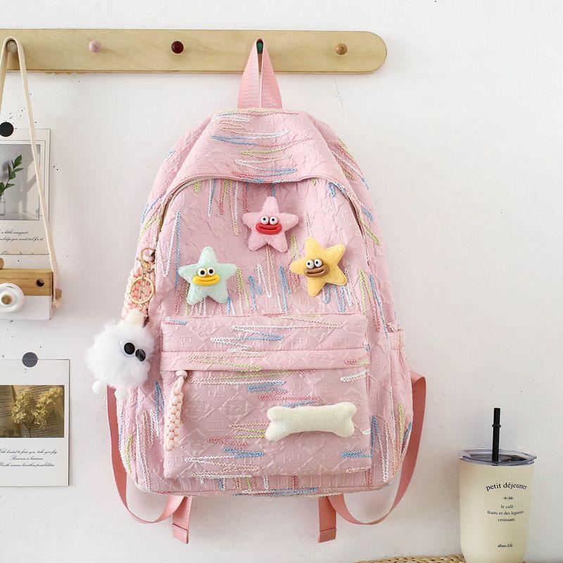 Backpack Korean version Japanese star college wind backpack niche design fresh girl campus class student schoolbag